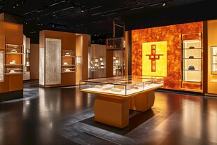 古典文物展厅的精致陈列