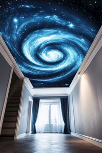 梦幻星空天花板设计