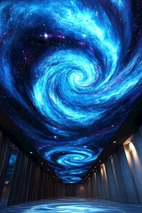 梦幻星空吊顶艺术空间