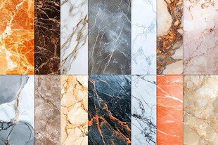 多样大理石纹理精美展示