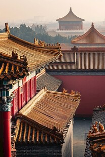 故宫古建筑群的壮丽景观