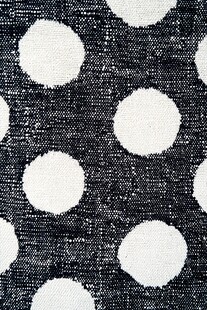 黑白波点织物纹理图案