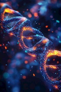 梦幻DNA双螺旋结构图景