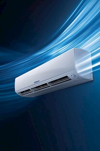 高效节能壁挂式空调展示