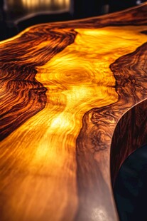 绝美纹理实木桌