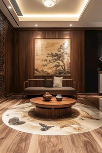 中式客厅典雅温馨空间