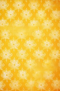 金色花卉图案背景纹理