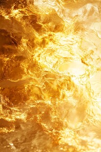 金色闪耀流动纹理背景图