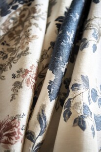 复古花卉图案精美布料