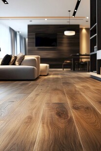 现代客厅木地板优雅景致