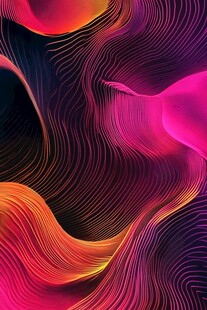 炫彩动感线条抽象艺术背景
