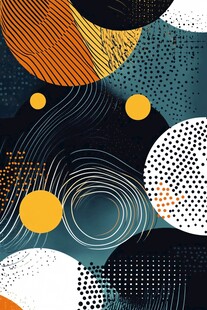几何抽象图案背景设计