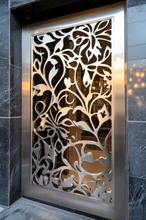 金属雕花门 尽显精致美感