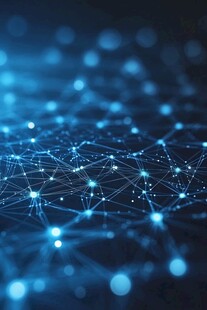 科技感网络连接背景图