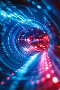 炫彩科技光效时空隧道