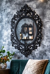 复古雕花镜装点优雅空间