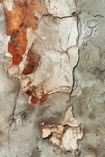 斑驳剥落的老旧墙面纹理