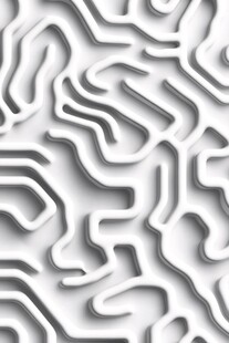 白色立体迷宫纹理图案