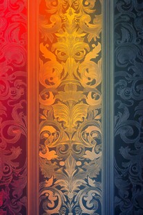 绚丽复古花纹背景图案