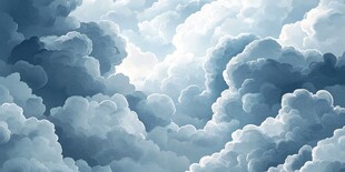 梦幻云海 天空中的壮丽景致