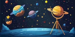探索宇宙 行星与天文望远镜