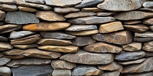 石砌墙面纹理 自然美感