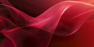 红色飘逸动感丝绸背景