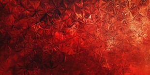 红色立体几何纹理背景