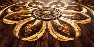 奢华木质花纹地板图案