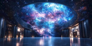 梦幻星空室内场景展示
