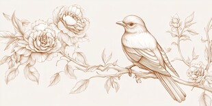 花鸟图绘 优雅自然之美