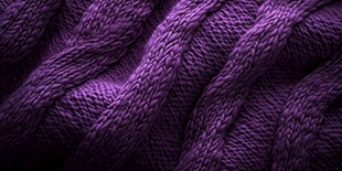 紫色针织纹理特写