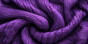 紫色针织织物特写纹理
