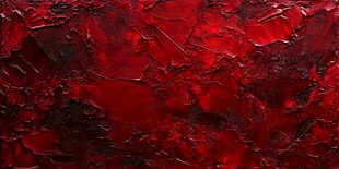 浓郁红色立体肌理油画背景