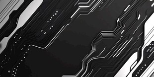 科技感电路板抽象背景图