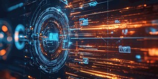 科技感未来界面视觉效果