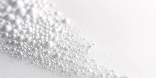 白色粉末颗粒微观景象