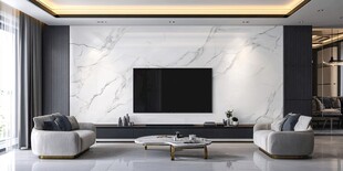 现代简约风客厅电视背景墙