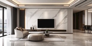 现代简约风豪华客厅空间