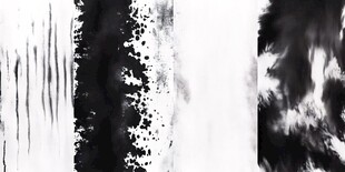 黑白墨韵纹理集合