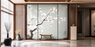中式禅意空间的雅致隔断