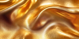 金色流动质感奢华背景图