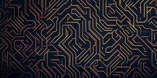 科技感几何线条图案背景
