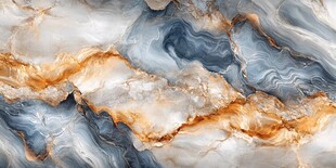 蓝金相间大理石纹理图案