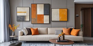 现代简约风客厅装饰一角