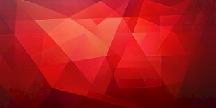 红色多边形几何抽象背景