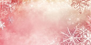 梦幻粉色雪花背景图