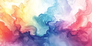 梦幻彩色烟雾背景图