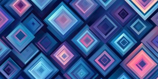 炫彩方块几何图案背景