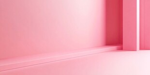 粉色简约室内空间背景